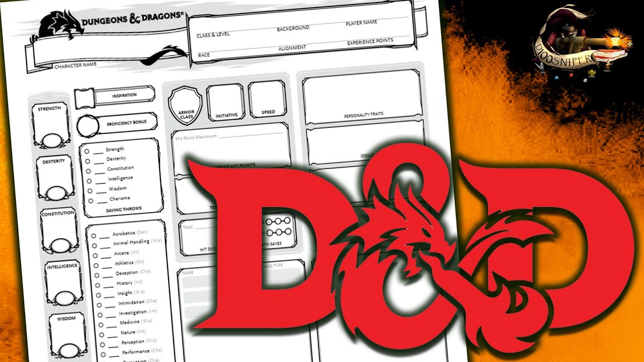 Creación de fichas de personaje #1 | D&D 5ta edición