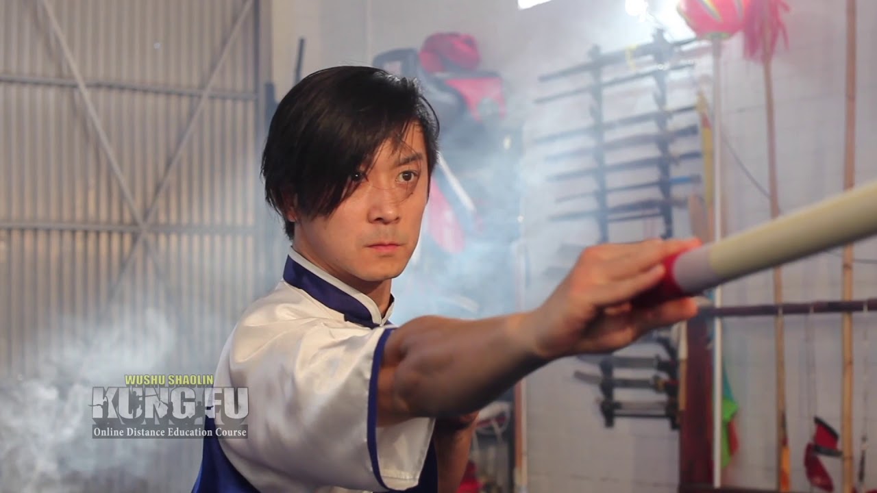 Amazing Wushu Staff Demonstration - Wushu Shaolin Kung Fu Online Distance Education Course