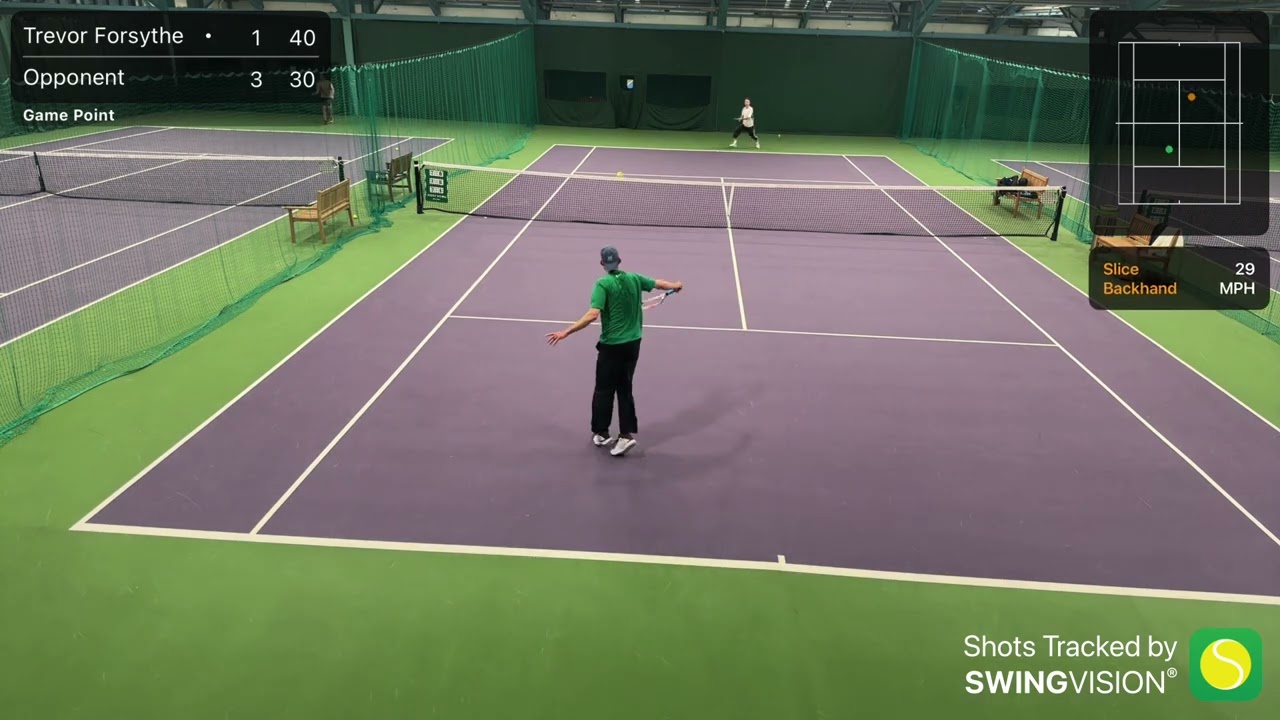 Practice sets working on serve & volley. Full match condensed, no commentary