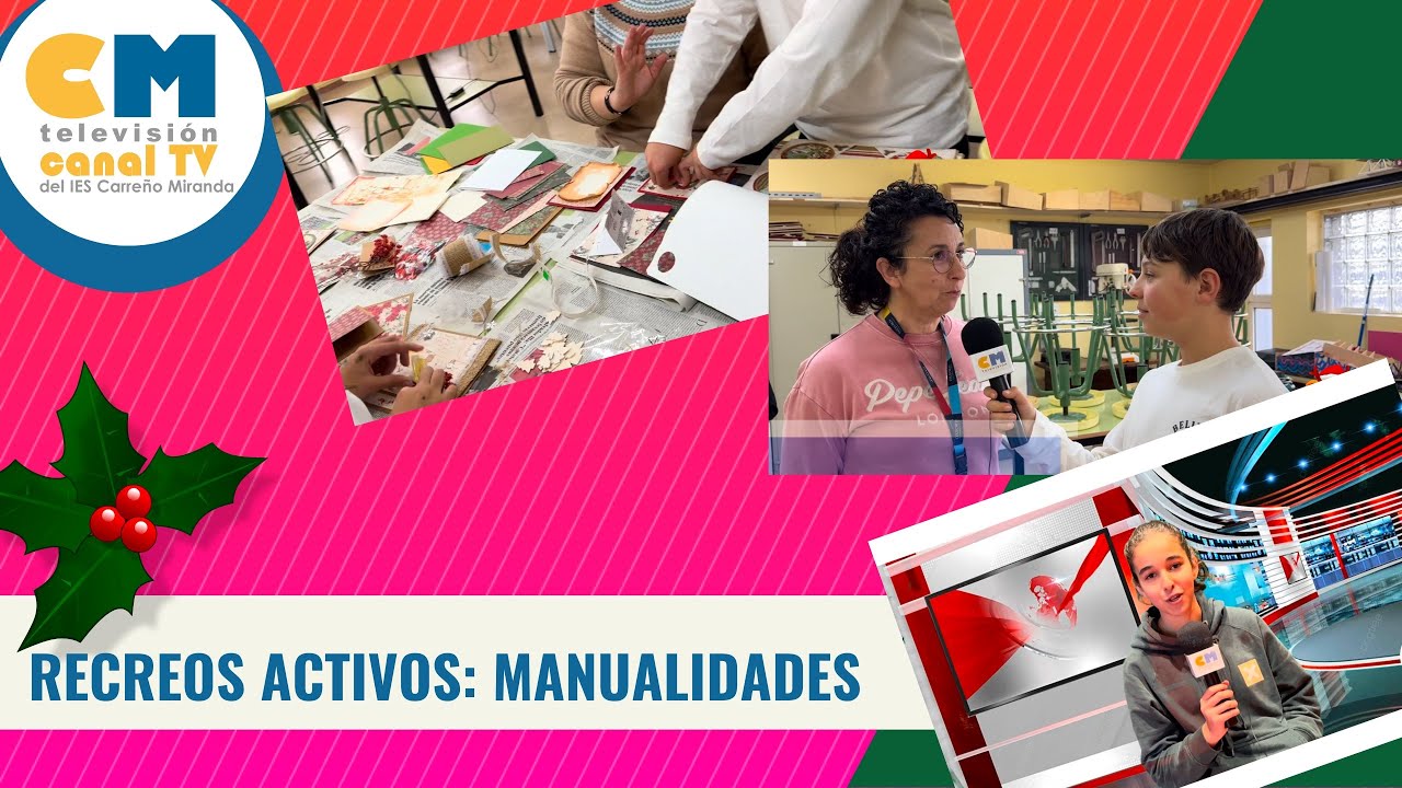 Recreos activos en el IES Carreño Miranda: taller de manualidades