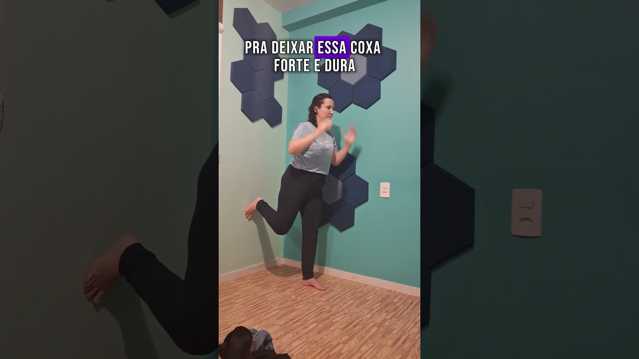 Aula de Pilates na parede