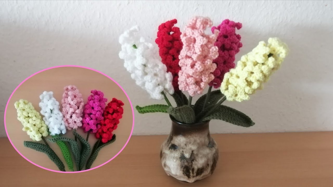 Crochet Hyacinth flowers