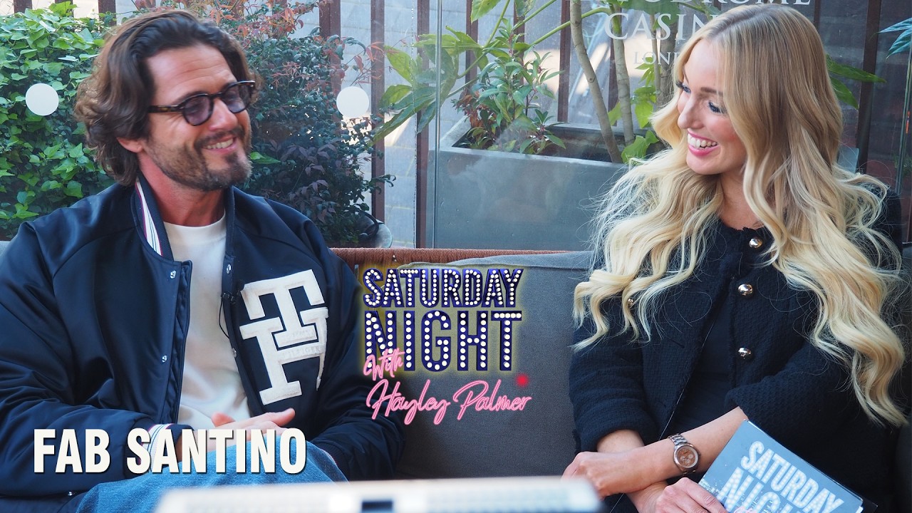 Fab Santino on Saturday Night With Hayley Palmer