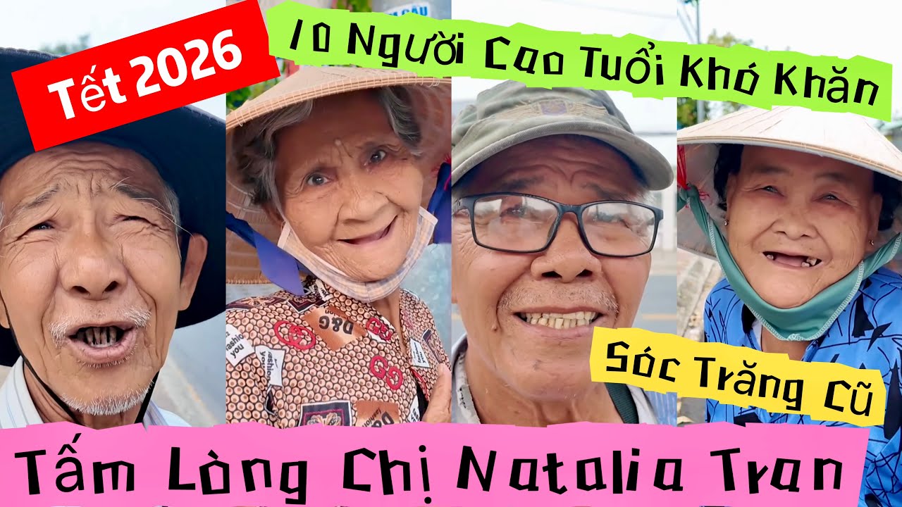 10 Người Cao Tuổi Khó Khăn Sóc Trăng Nhận Quà Đầu Xuân 2026 Từ Tấm Lòng Chị Natalie Khương Nhựt Minh