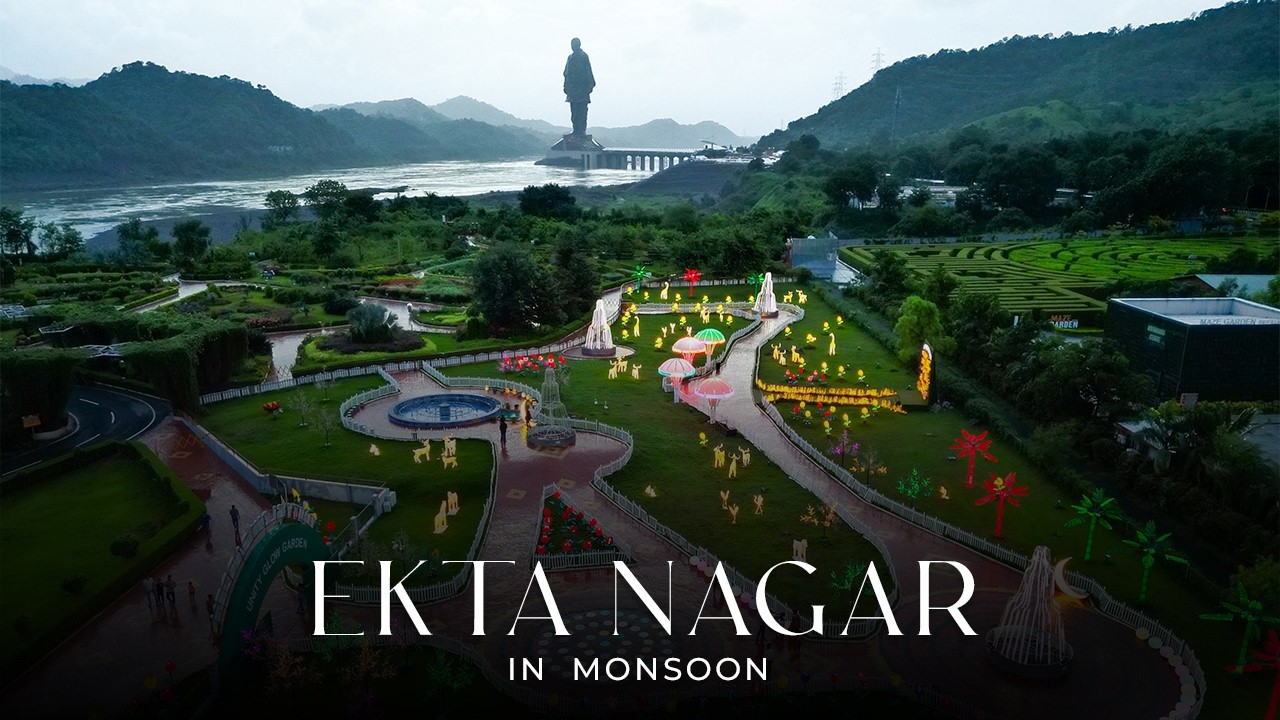 Monsoon Vibes of Ekta Nagar | Statue of Unity | Mari Najare Gujarat | Tata Punch EV | First EV