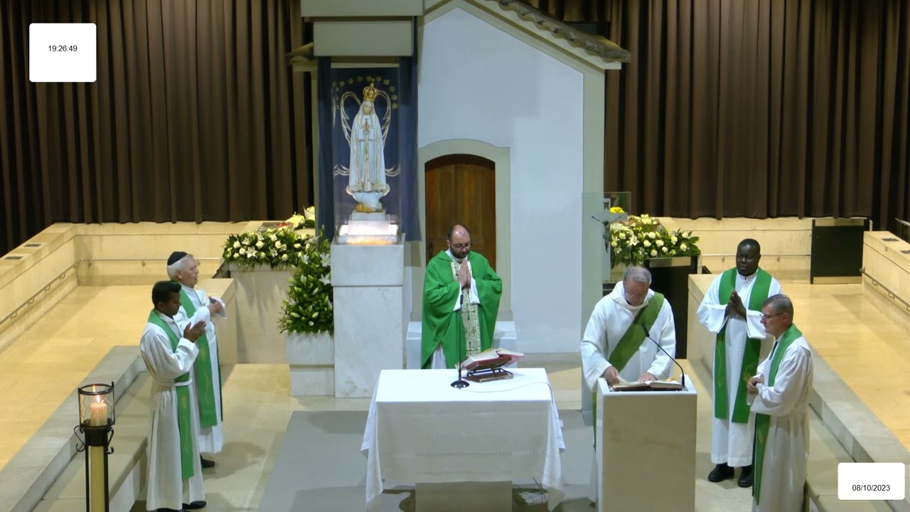 Misa a Nuestra Se&ntilde;ora de F&aacute;timas desde la Capilla de las Apariciones de F&aacute;tima 08.10.2023