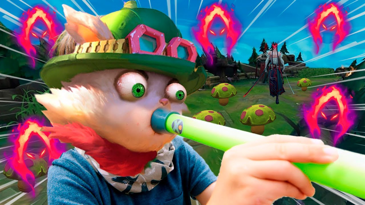LE DEJO sin LADO DE JUNGLA y ACABA ASQUEADO por TEEMO JUNGLA 😎