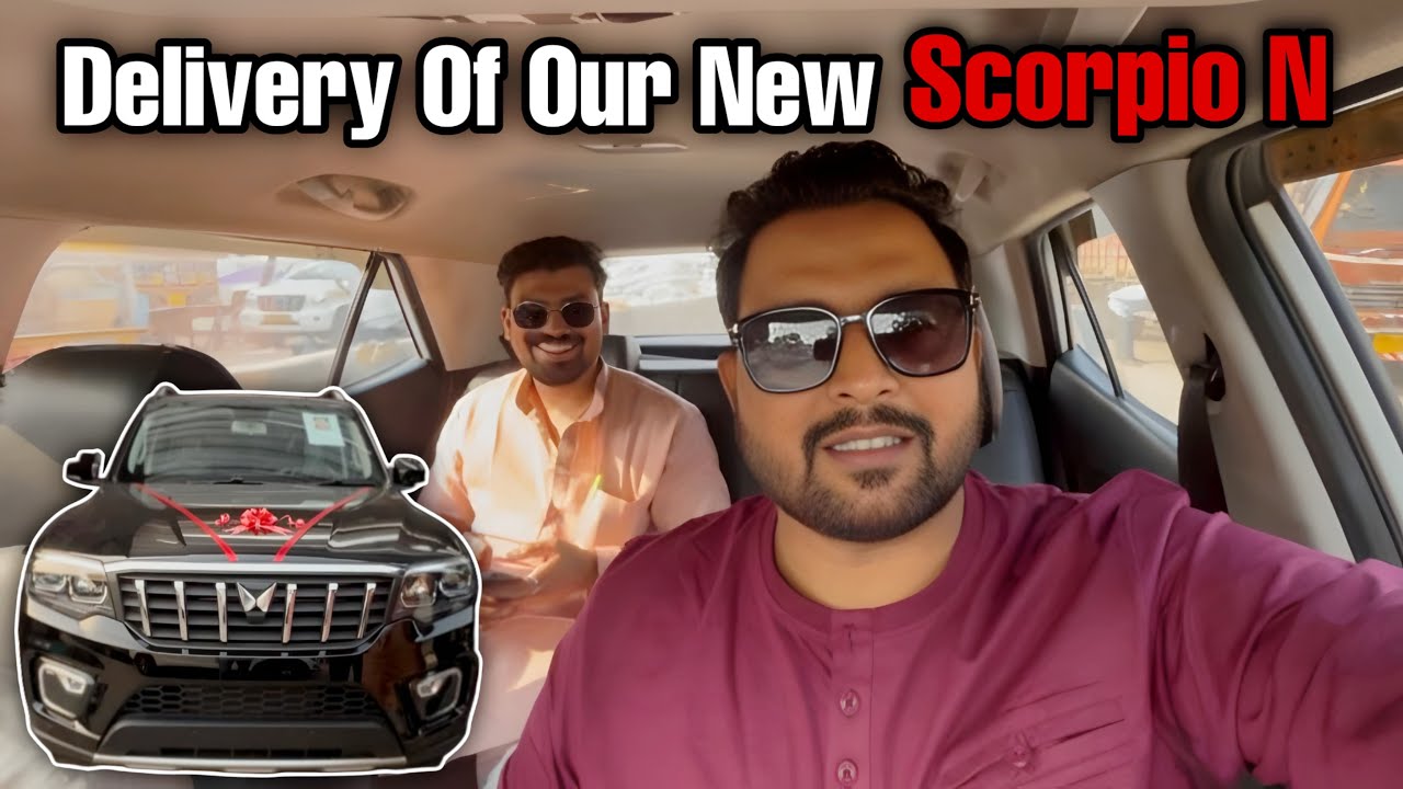 Humari New Car Scorpio N Z8 | Brand New Scorpio N Z8 Delivery 2025 | Scorpio N Delivery Vlog😍#vlogs