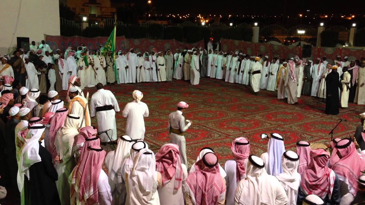 رديح ( بدواني ) وعرضة زواج فهد وحسن المولد قصر ليلة عمر المدينة المنورة 3/6