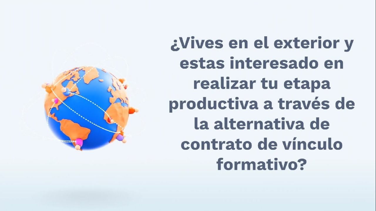 Formato contrato de vínculo formativo para aprendices  en el exterior para la etapa productiva