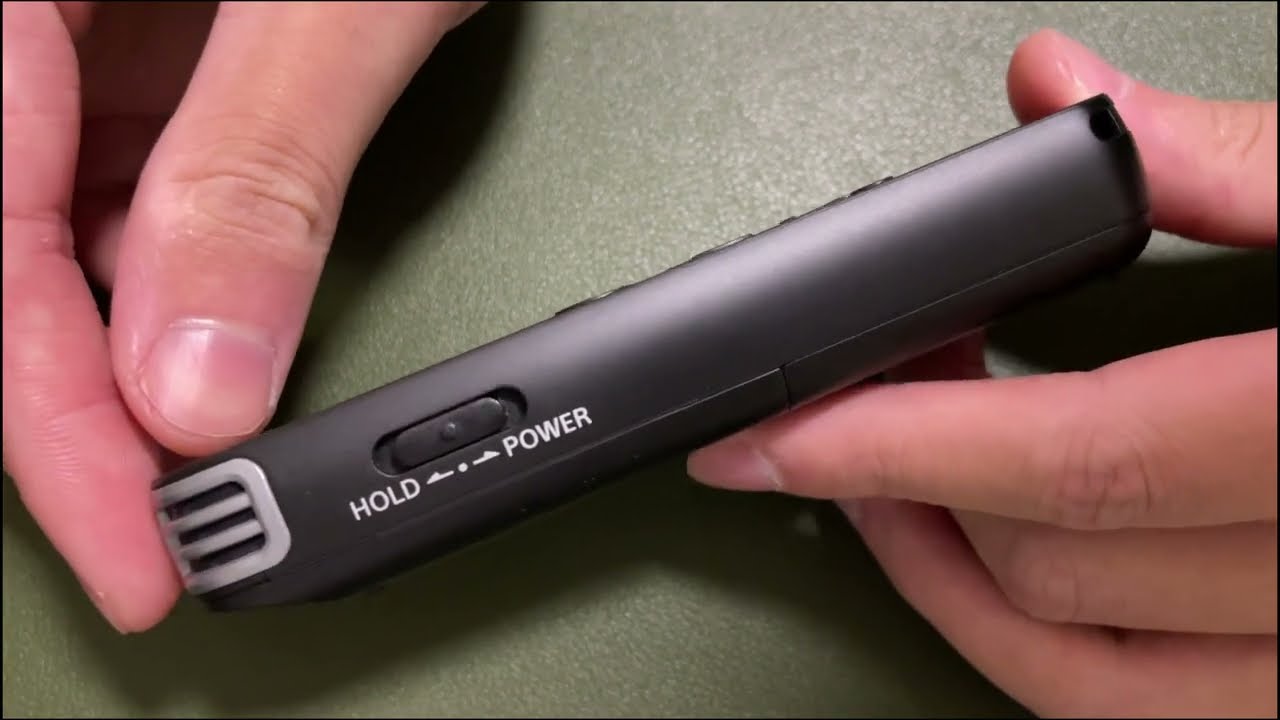Sony ICD PX470 录音笔 外观介绍