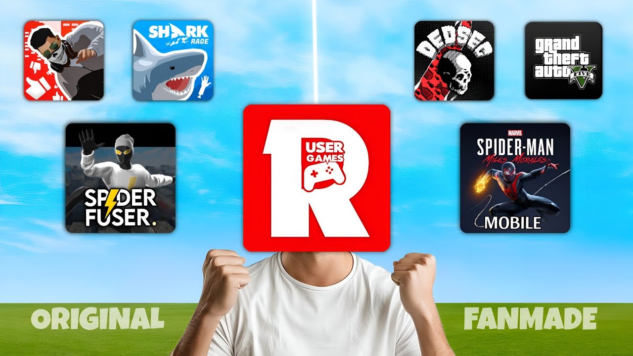 Playing Every R-user Games Ever Made! (SPIDER FUSER)🔥