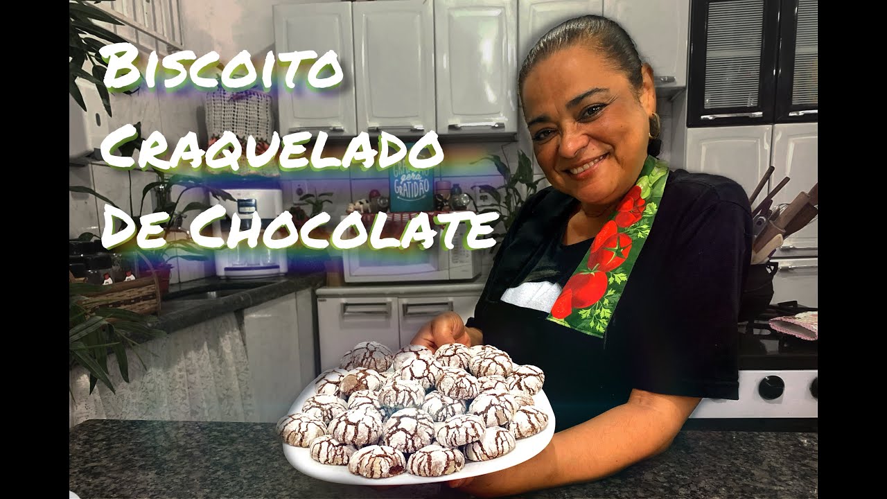 BISCOITO CRAQUELADO DE CHOCOLATE - DELICIOSOS E LUCRATIVOS !! $$
