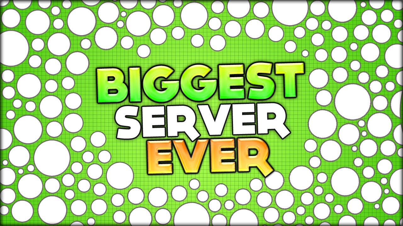 THE BIGGEST AGARIO SERVER EVER - 200+ PLAYERS AT THE SAME TIME - CRAZY SERVER FOUND (Agar.io #131)