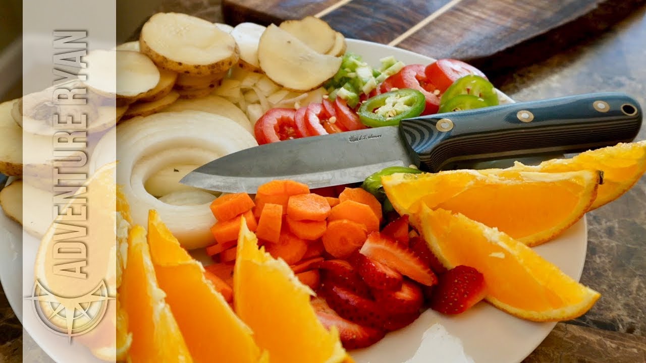 Food Prep with a Scandi Grind Bushcraft Knife: How bad is it, really?