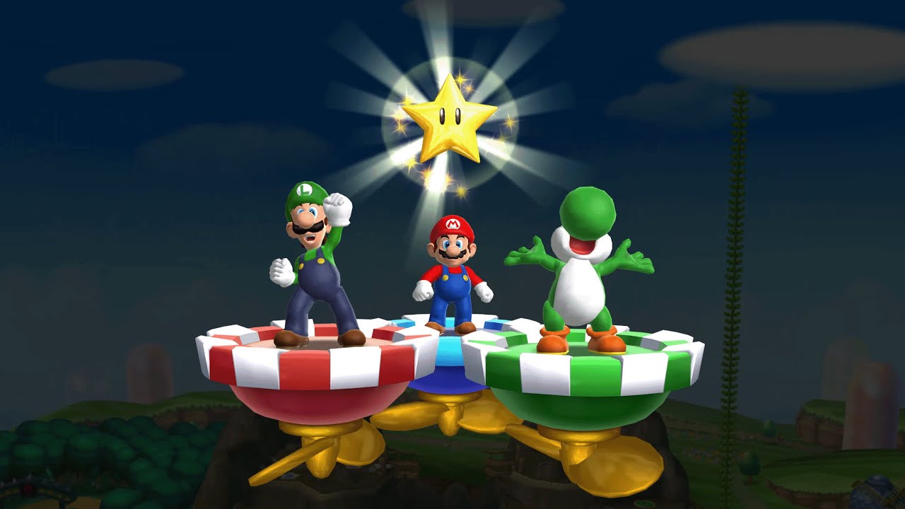 Mario Party 9 - Mario vs Luigi vs Yoshi - Toad Road (Master Difficulty)