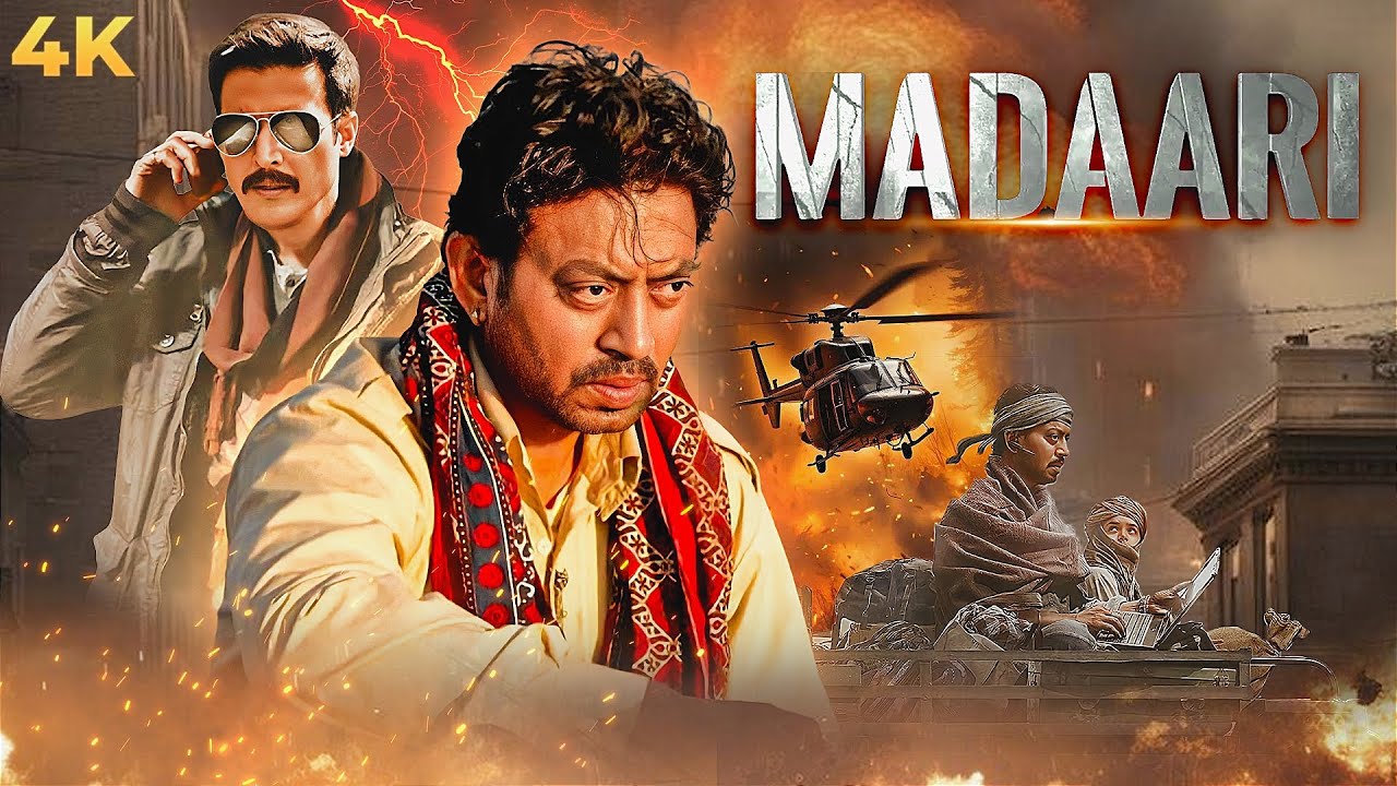 Madaari 2016 Thriller Hindi Full Movie 4k | Irrfan Khan, Jimmy Sheirgill | Superhit Bollywood Film