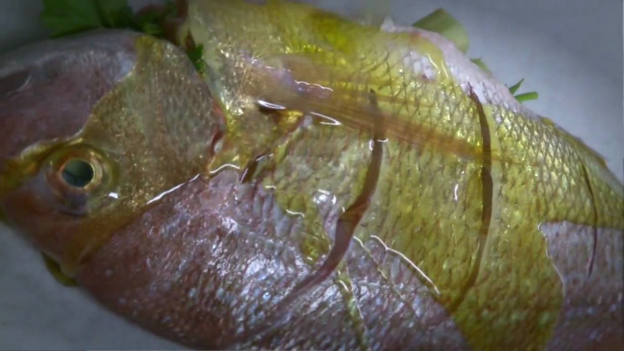 Whole Snapper baked in GLAD® Foil AND GLAD® Bake