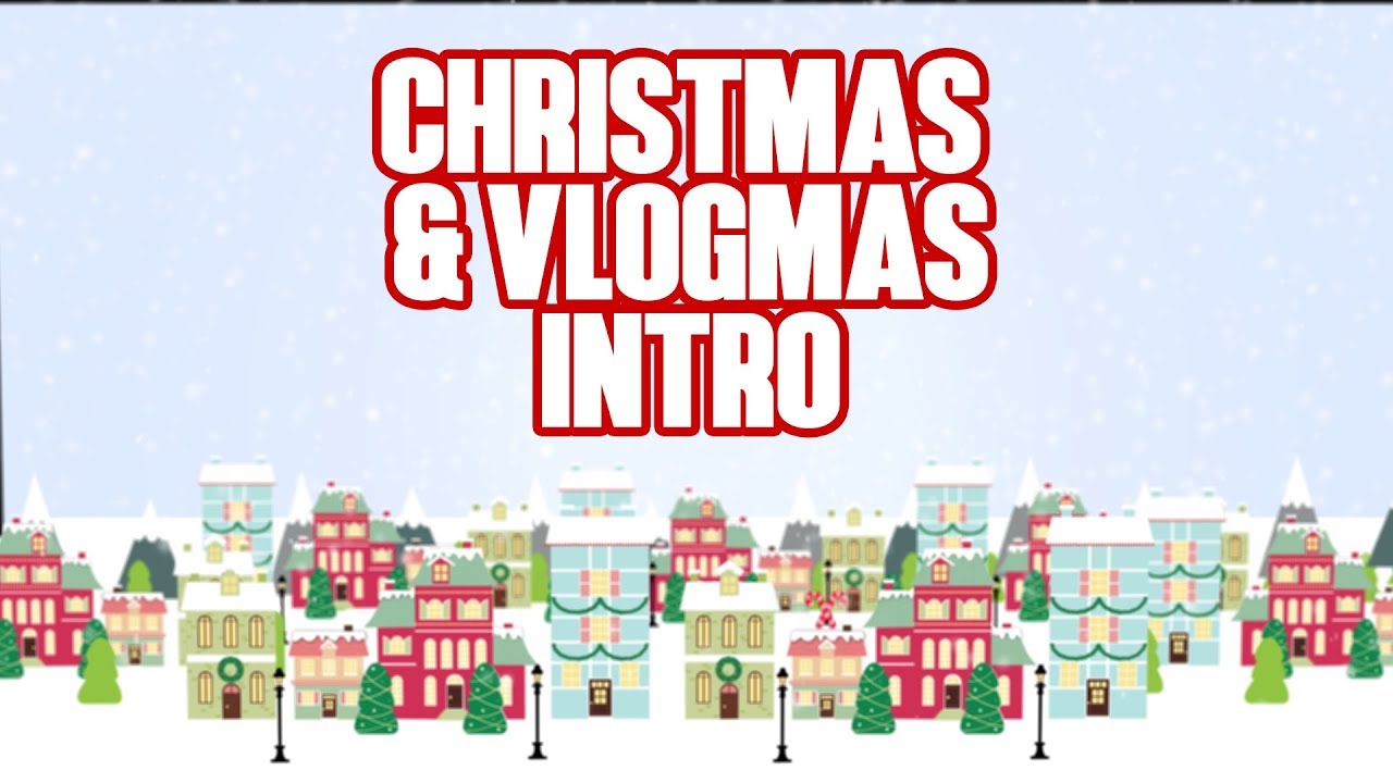 FREE CHRISTMAS INTRO TEMPLATE GREEN SCREEN (NO TEXT)