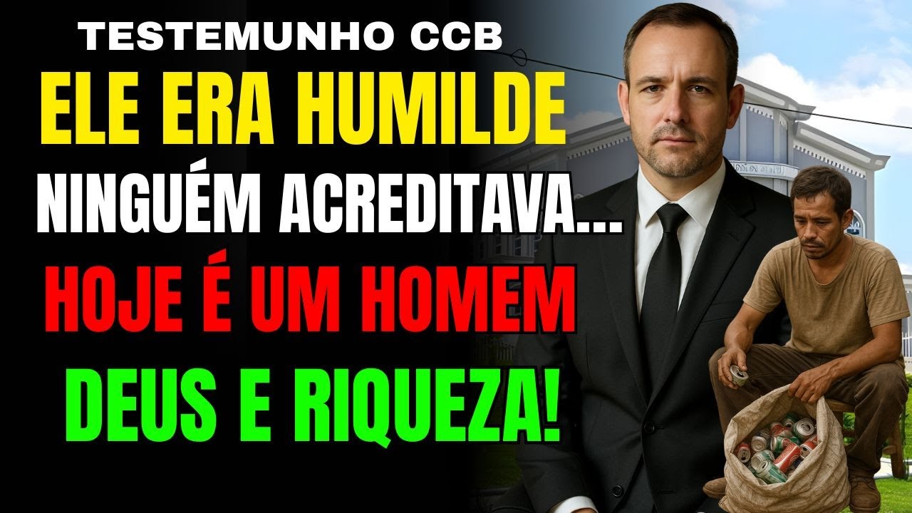 TESTEMUNHOS CCB | CONHEÇA o ANCIÃO da CCB QUE foi CATADOR de LATINHA e Ficou MILIONÁRIO