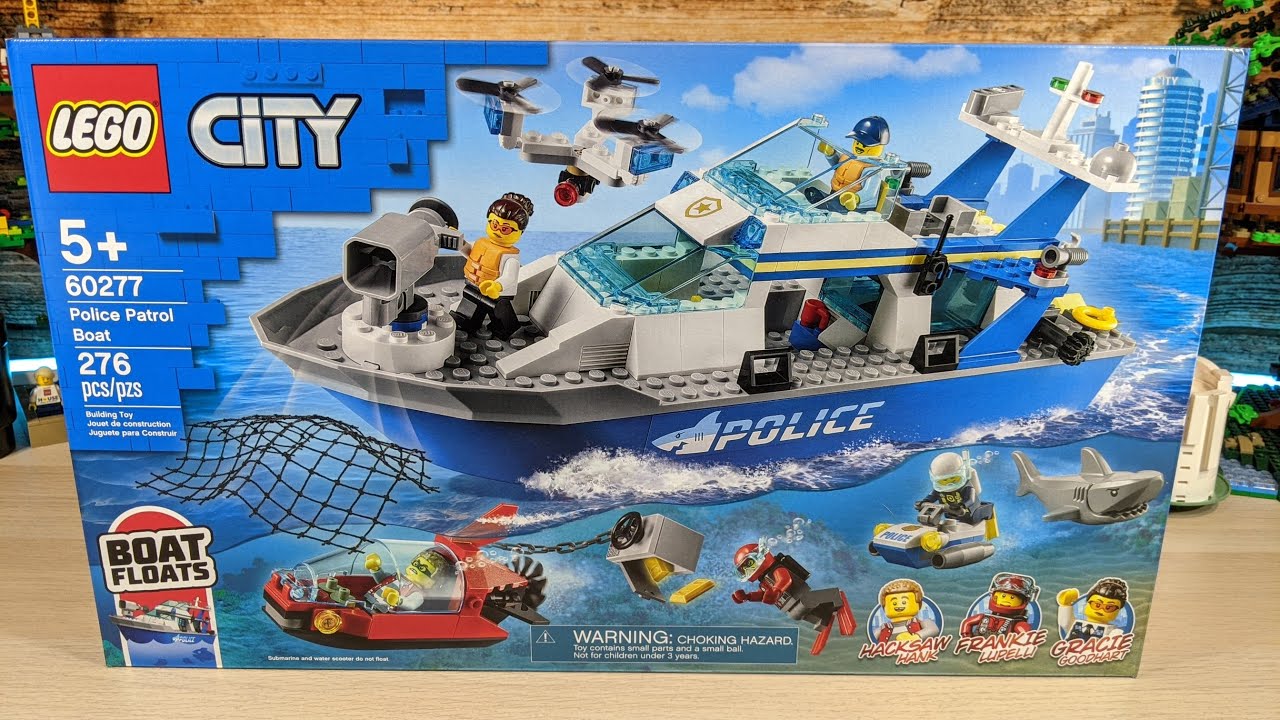 LEGO City Police Patrol Boat 60277 🎧 Pure Build