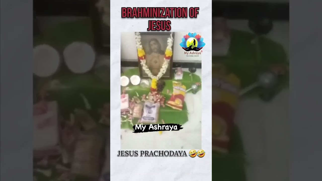 #jesus becomes Brahmin #christian #sanatandharma #hindu #myashraya