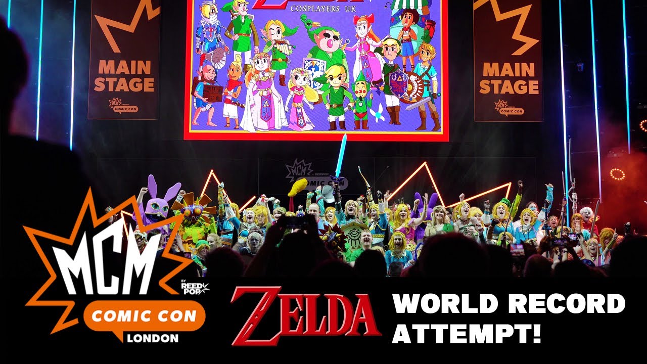 MCM Comic Con May 2023 - Zelda World Record Attempt