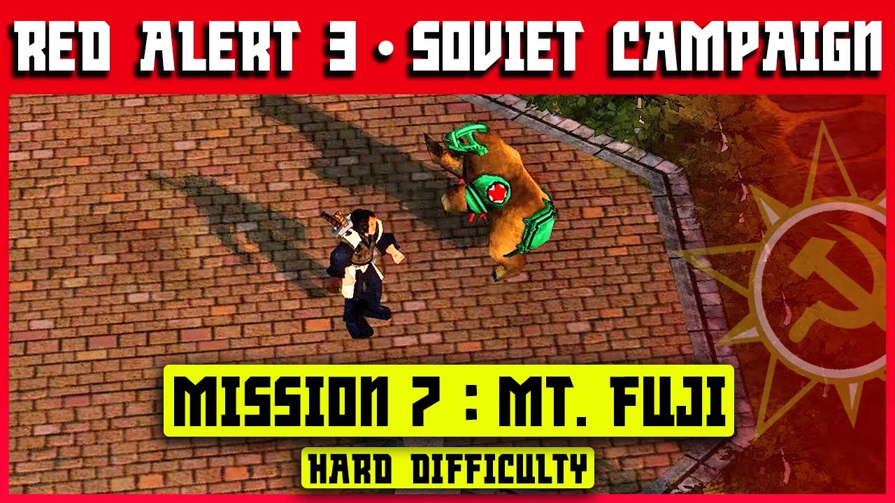Red Alert 3 4K - Soviet Mission 7 - Mt. Fuji - To Tame a Living God - Hard