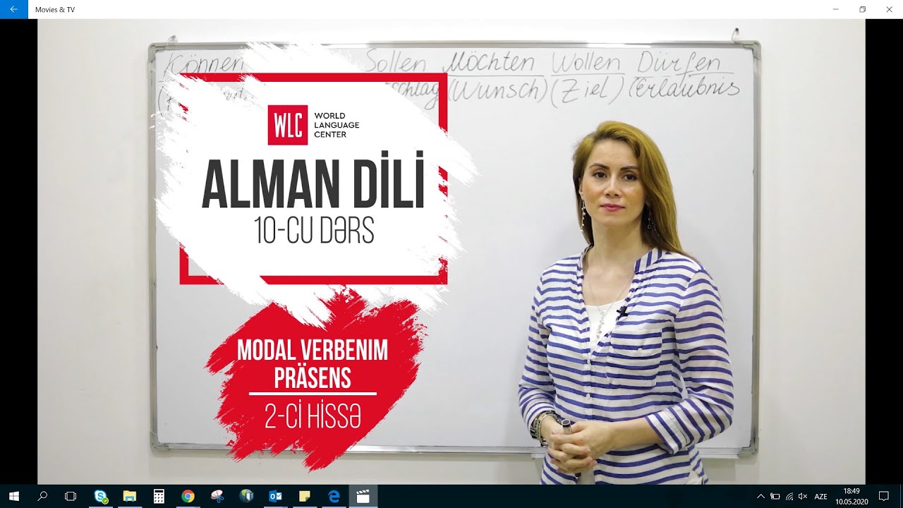 WLC Alman dili. A1.1 Dərs 10: Modal Feillərin İstifadəsi