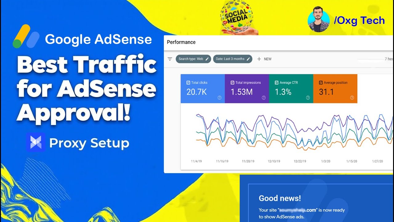 Best Traffic for AdSense Approval |  Organic Website Traffic 2025
