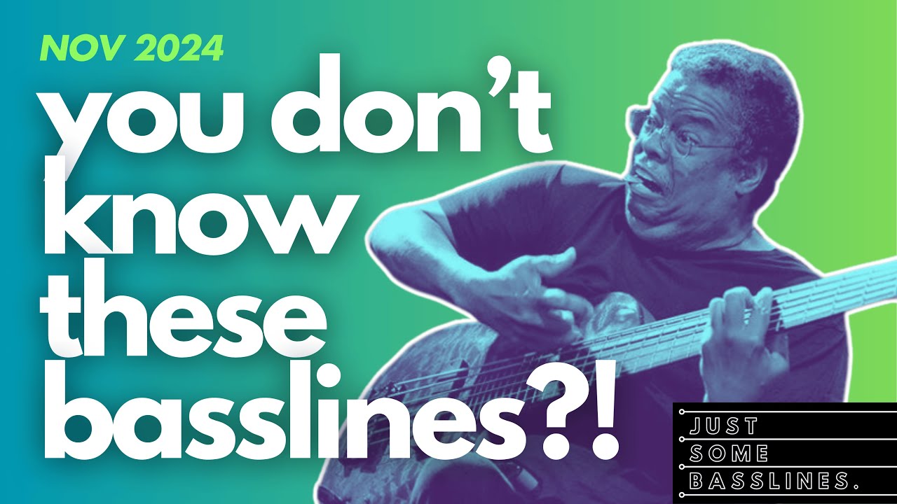 The 7 FUNKIEST BASSLINES you may have missed in November 2024 (w/ TABS)