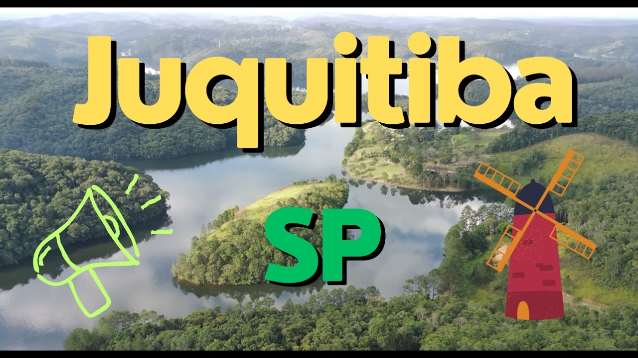Juquitiba, SP filmado por drone.