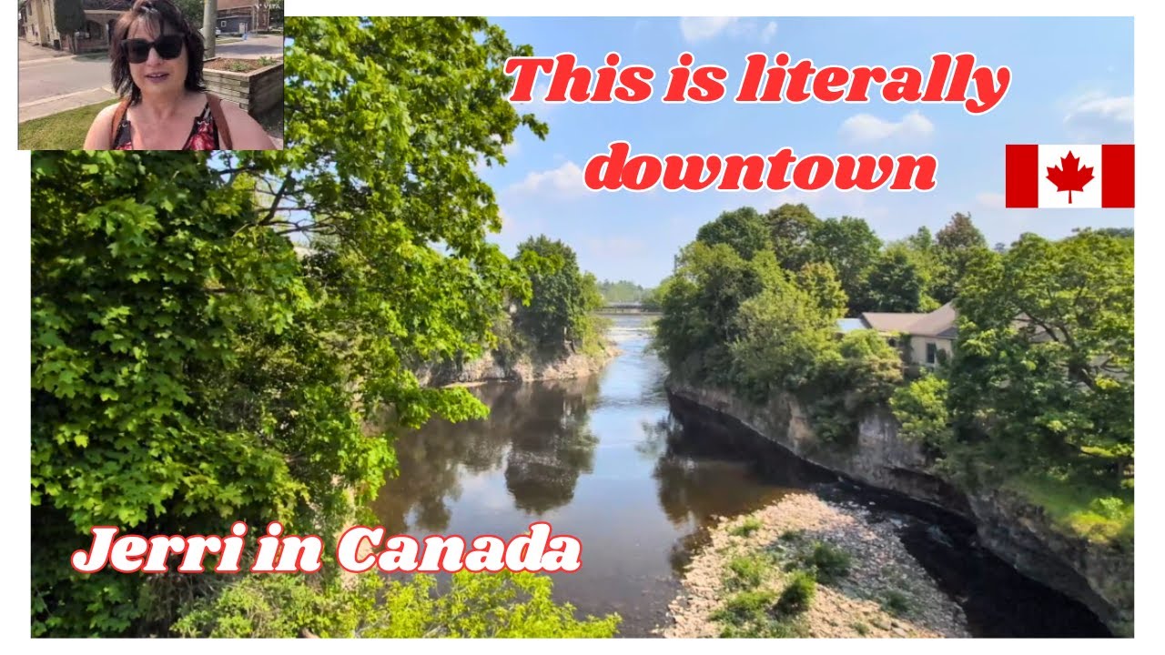 A Walk Through Fergus Small Town Ontario