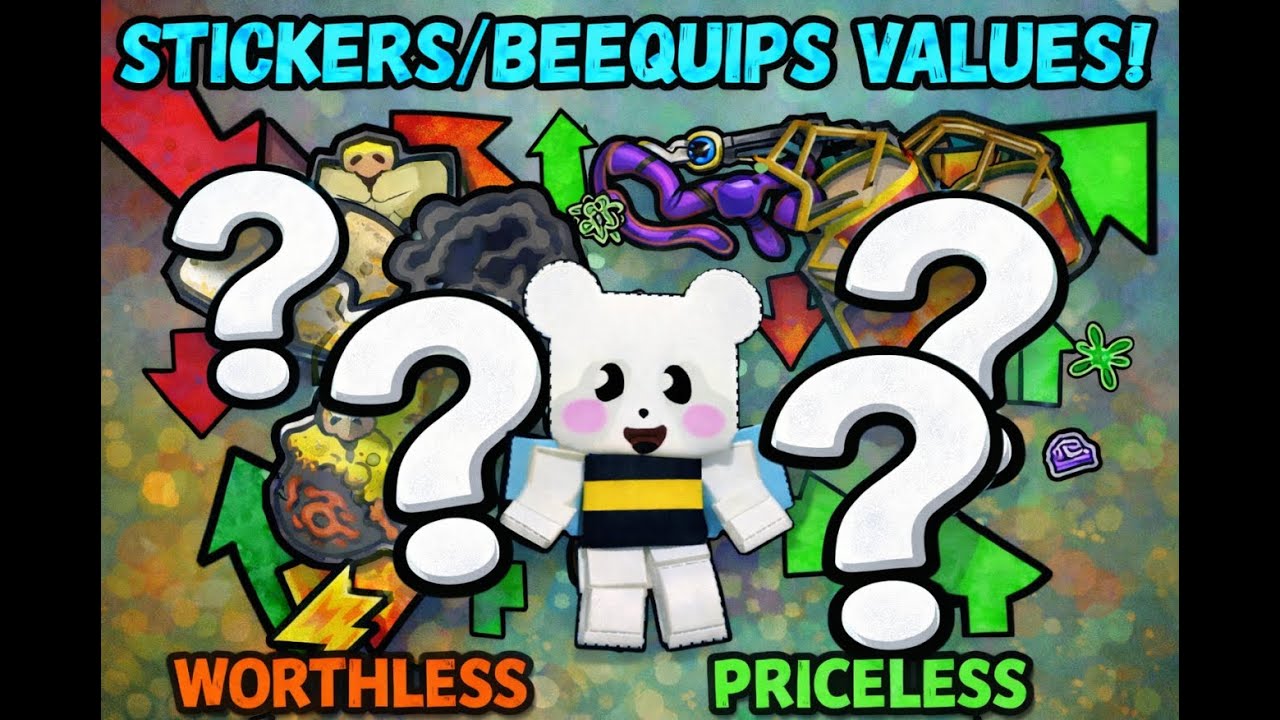 *Updated* | BSS STICKER & CUB BUDDY VALUES! | BEE SWARM SIMULATOR | GUIDE