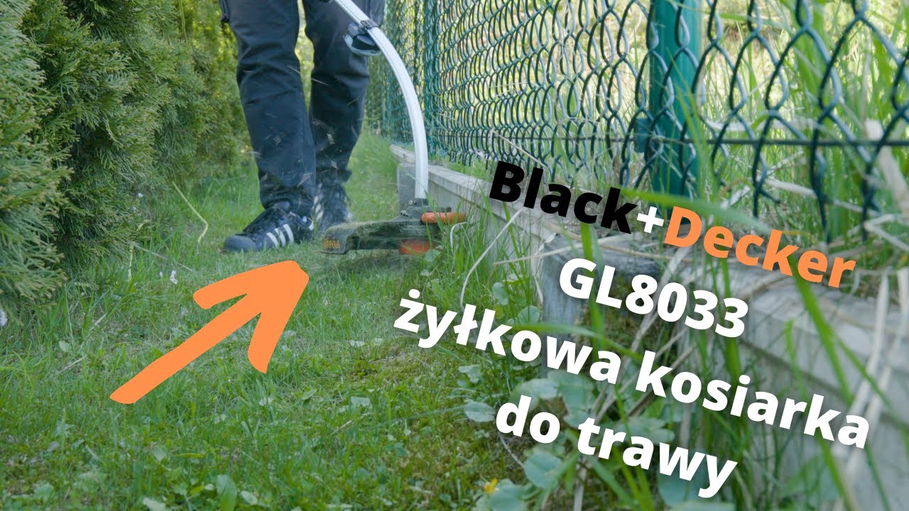 Black+Decker GL8033 - kosiarka żyłkowa do trawy