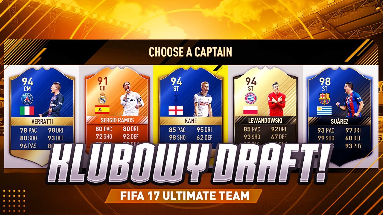 FIFA 17 - DRAFT 194 RYWALA?! - KLUBOWY DRAFT