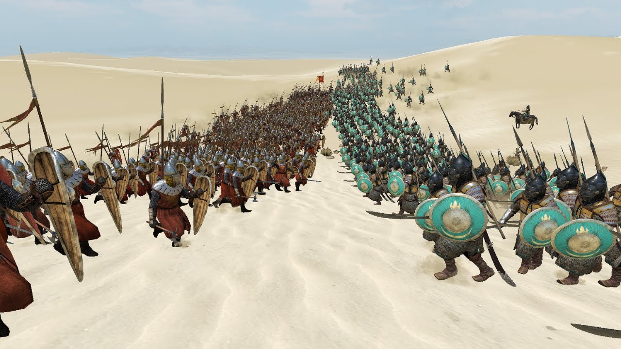 Mount & Blade Bannnerlord 500 Vlandiya Çavuşu VS 500 Kuzait Darkanı EPİC WAR!!!!!