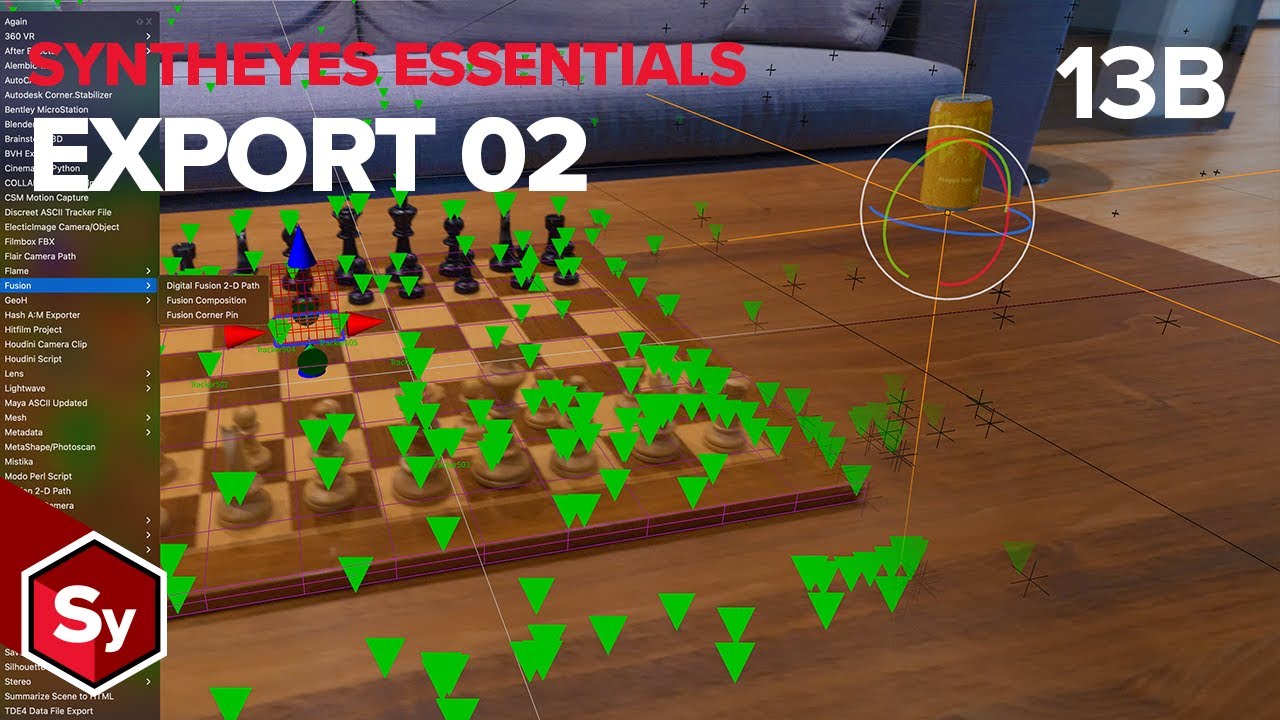 SynthEyes Essentials - 13B - Экспорт 02