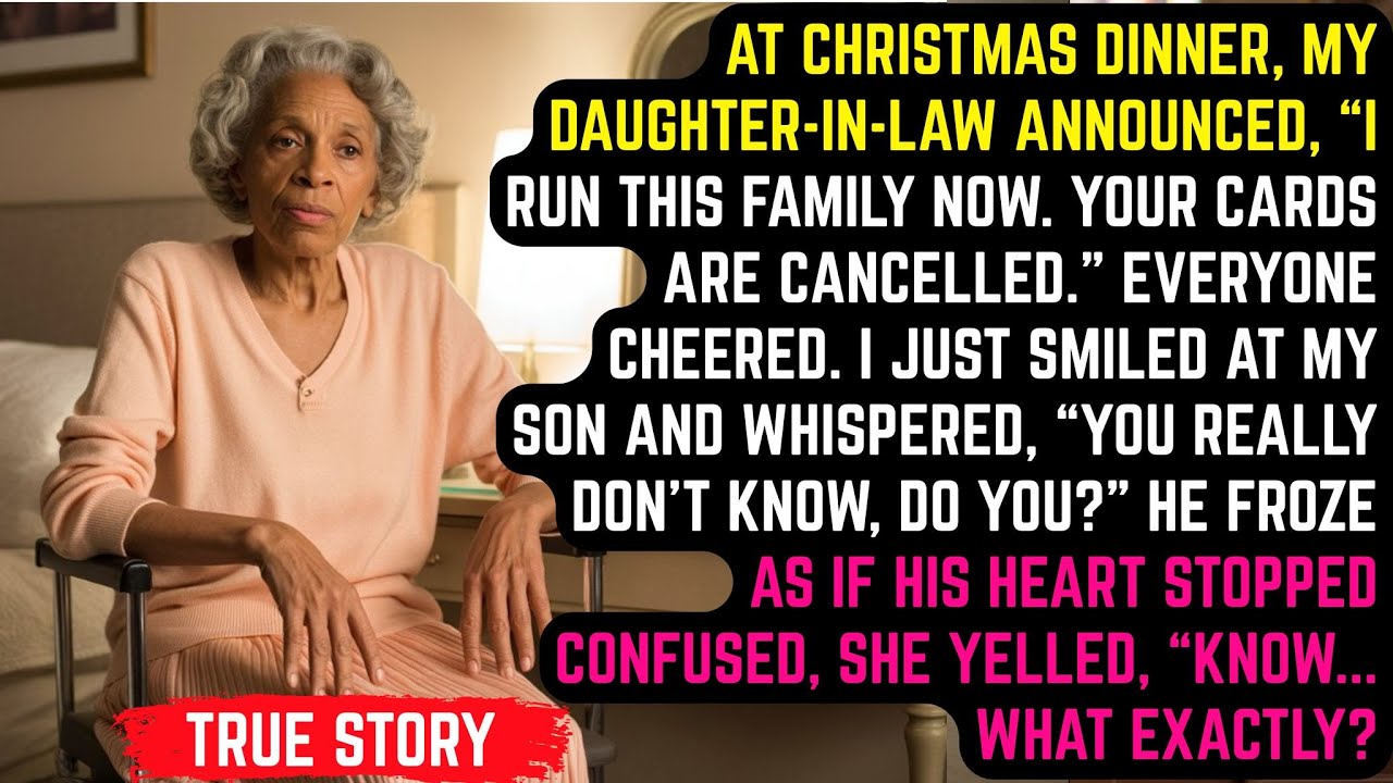 At Christmas Dinner, My Daughter-In-Law Canceled My Cards, Then I Revealed What She Didn’t Know