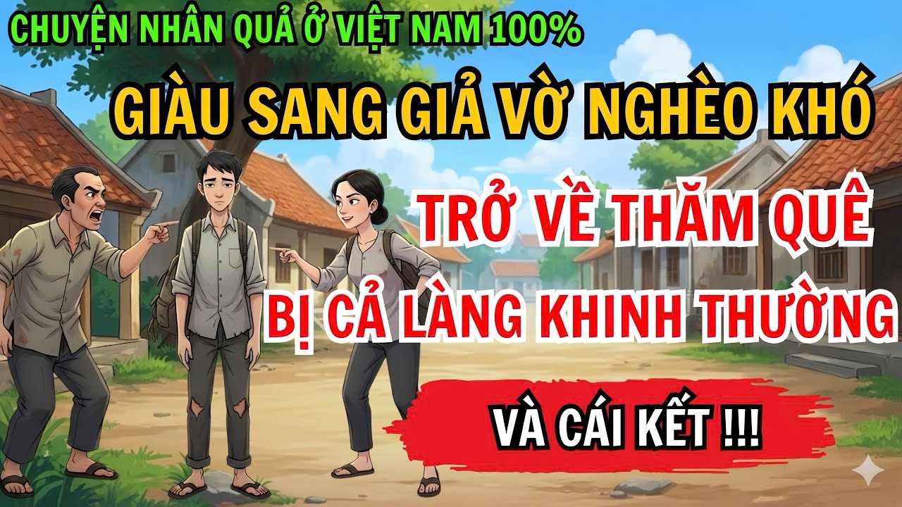Chàng Trai Giàu Sang Giả Vờ Nghèo Khó, Trở Về Thăm Quê, Ai Ngờ Bị Cả Làng Khinh Thường Và Cái Kết!