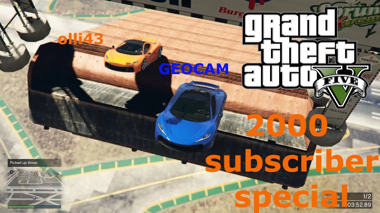 GTA 5: 2000 SUBSCRIBER SPECIAL - Mega Ramps With OLLI43