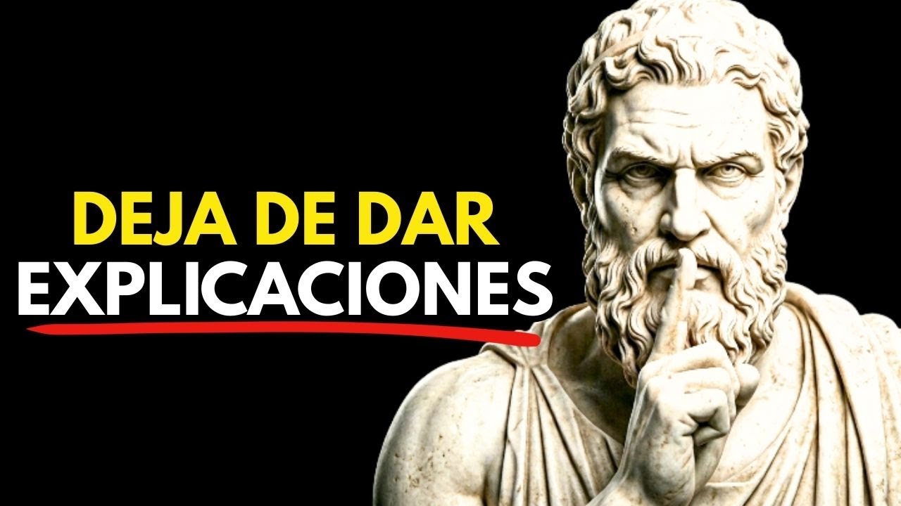 Te EXPLICAS demasiado: cállate y observa todo CAMBIAR | Estoicismo