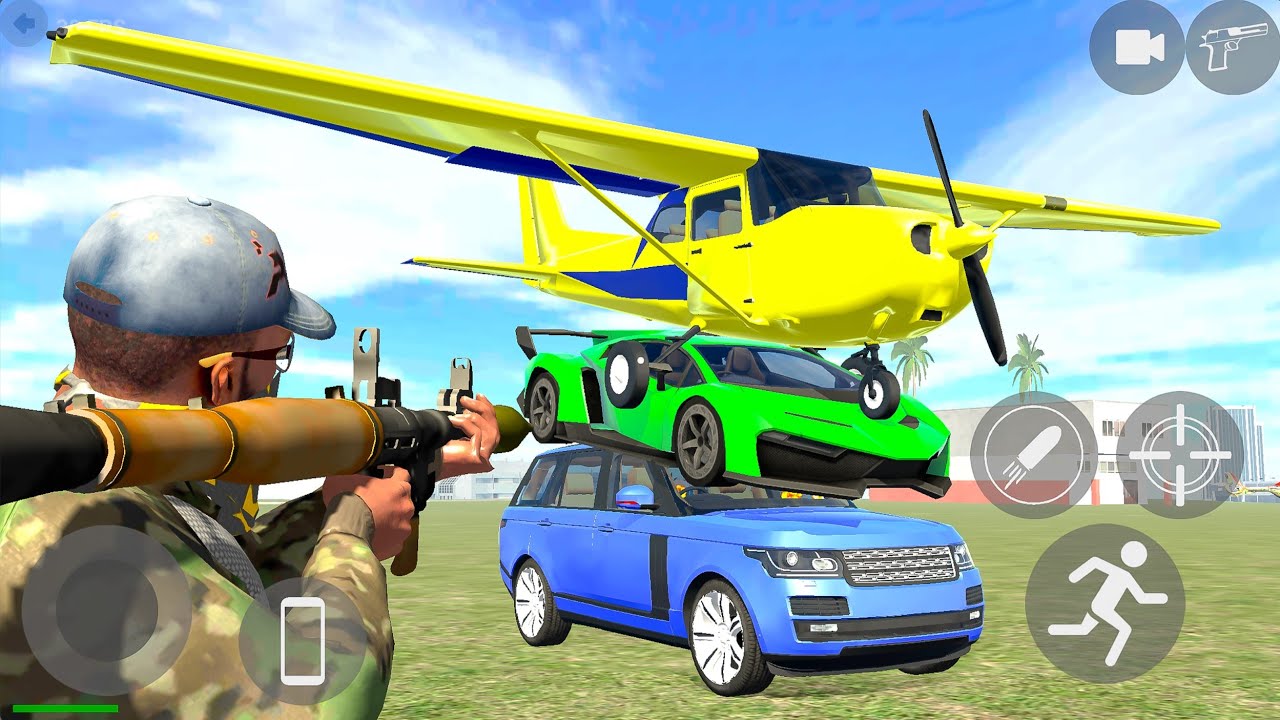 Fortuner SUV Lamborghini Car and Cesna Private Airplane Indian City Simulator - Android Gameplay.
