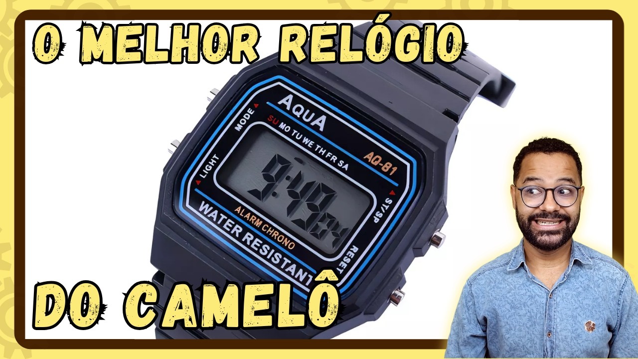 O melhor relógio do camelô? Aqua Aq-81 Compara-se com Casio F91? Ezequias Relojoeiro