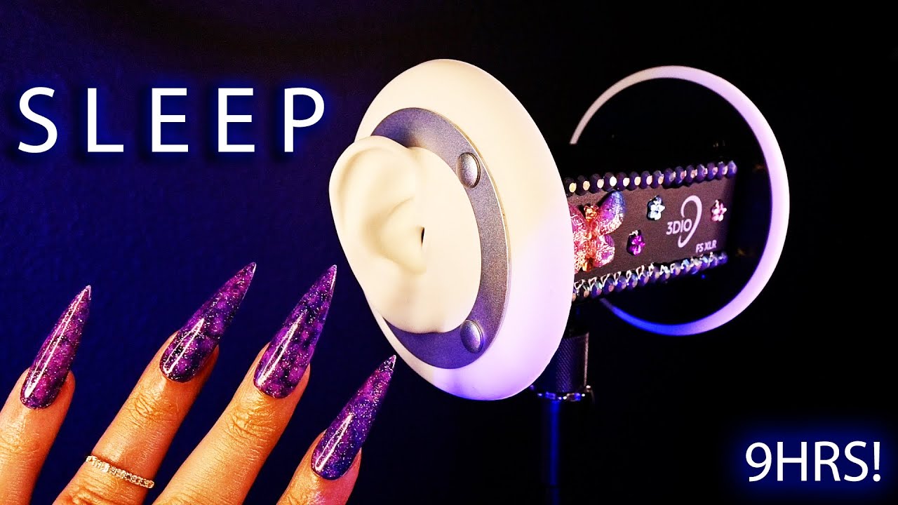 ASMR Stop Scrolling🤚 Use This to SLEEP!💜🥰 (Inaudible Whispers + Echo) 3Dio Brain Massage!