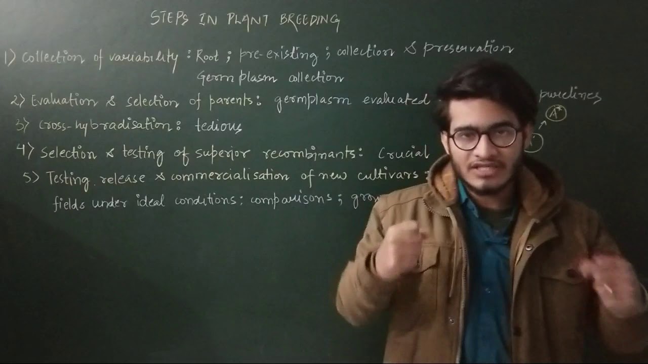 L12: Steps in Plant Breeding by Vipin Sharma