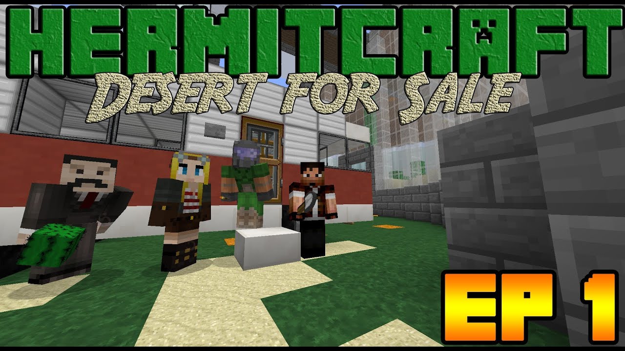 Hermitcraft - Ep1 - Desert for Sale with Xisuma MumboJumbo & FalseSymmetry