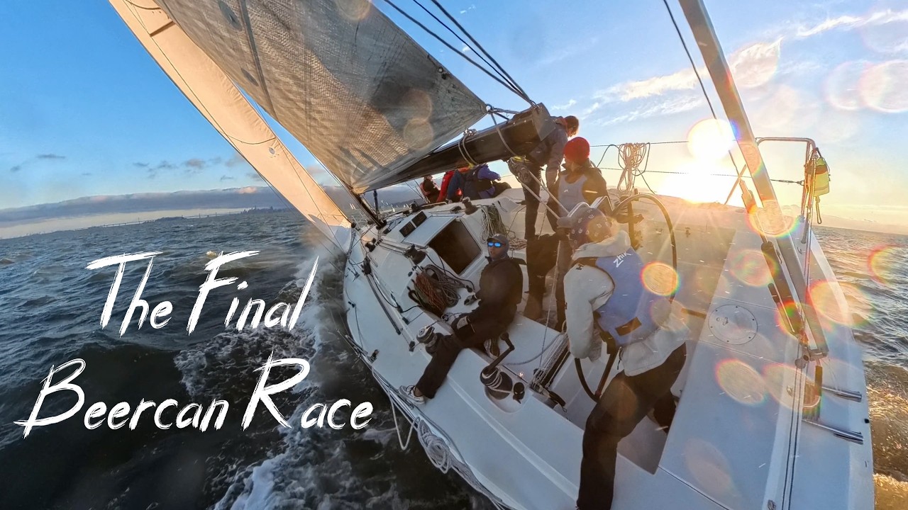 A ⛵️ Fun and Fast 🏎️ Final Beercan Race at Richmond Yacht Club 