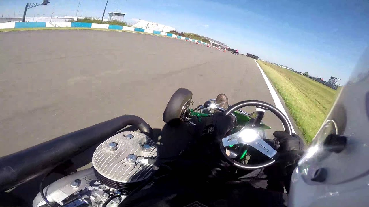 Historic Karting Donnington 3rd May 2014. Zip Silverstone 72/Merlin Magnum Villiers
