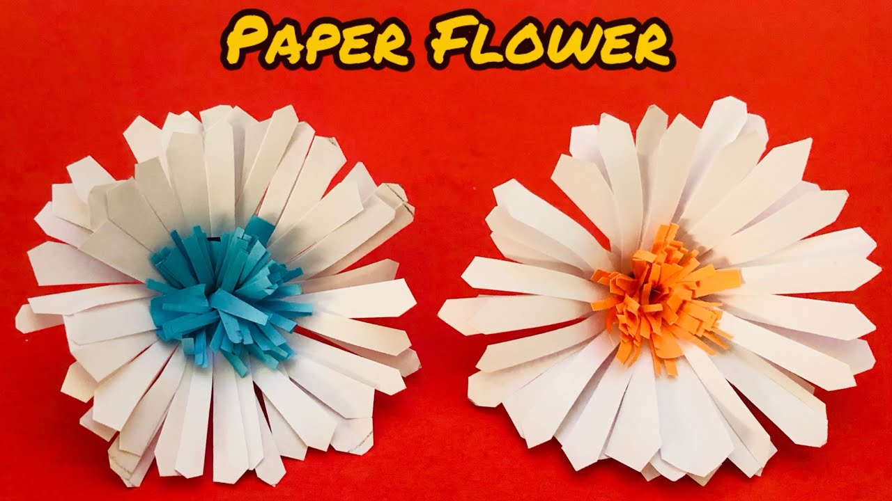 How to Make Paper Flower at Home | Easy Paper Flower Making | Art By Zees